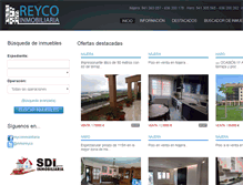 Tablet Screenshot of inmobiliariareyco.es